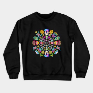 Sugar Skull Mandala Crewneck Sweatshirt